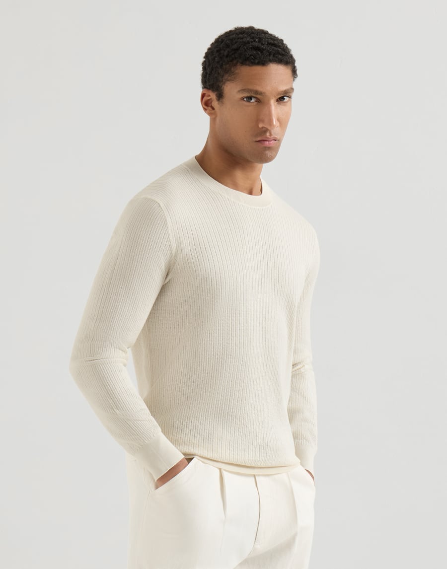 Cotton lightweight sweater White Man - Brunello Cucinelli