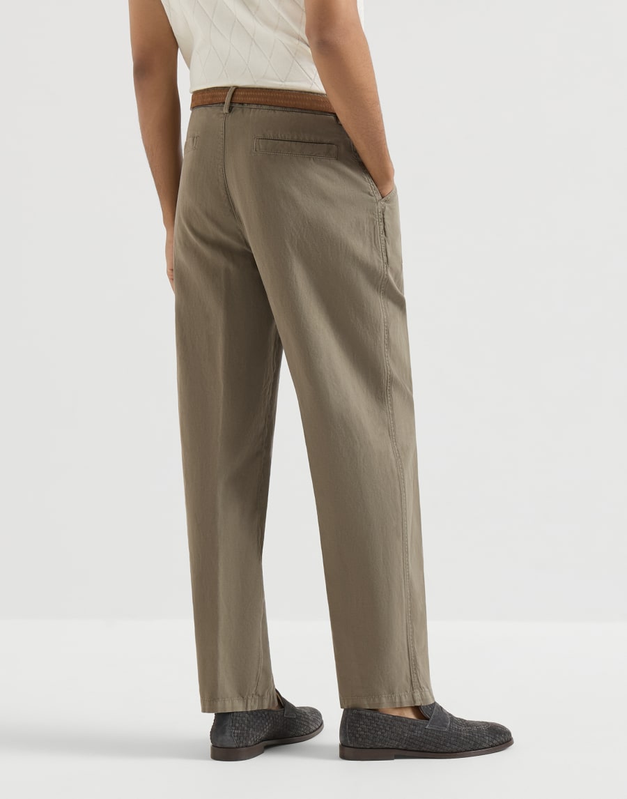 가먼트 다이 팬츠 밀리터리 남성 - Brunello Cucinelli