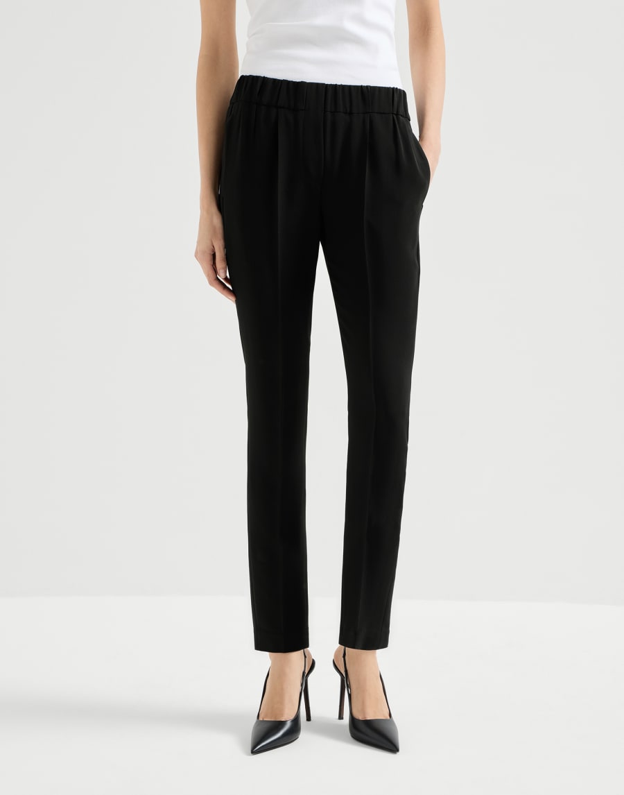 Tailored Jogger trousers Black Woman - Brunello Cucinelli