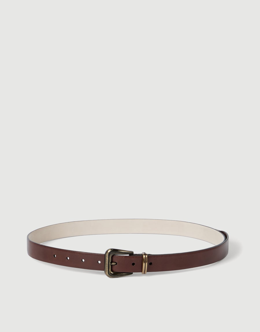 Vachetta belt with monili Brown Woman - Brunello Cucinelli