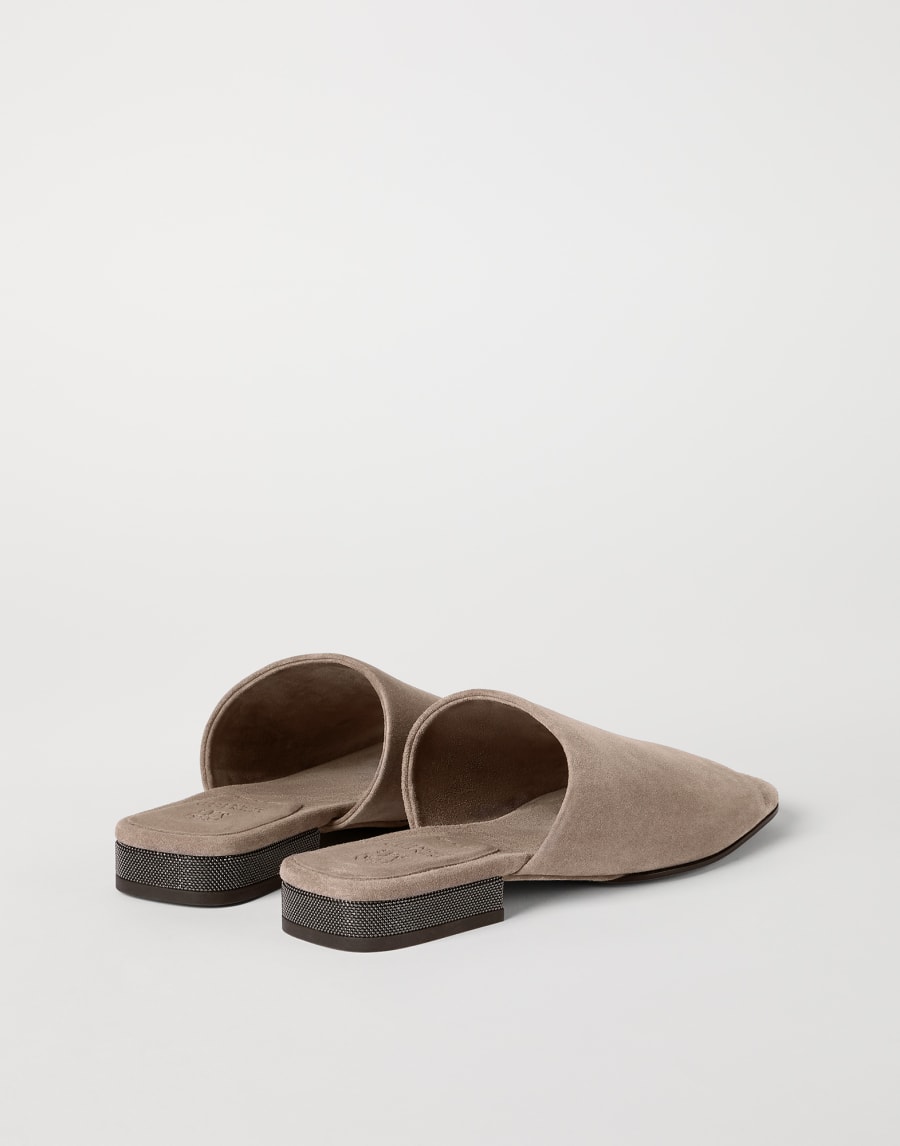 Suede mules Brown Woman - Brunello Cucinelli