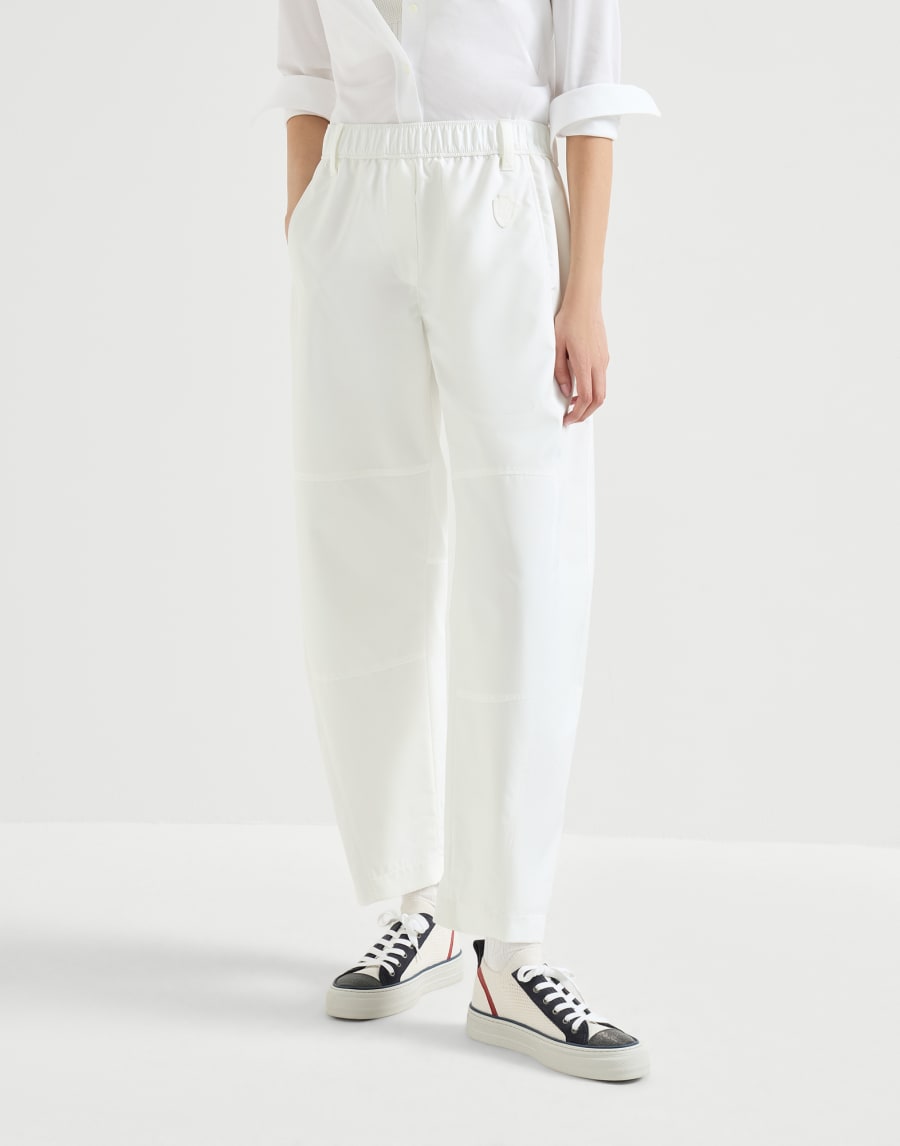Ergonomic track trousers White Woman - Brunello Cucinelli