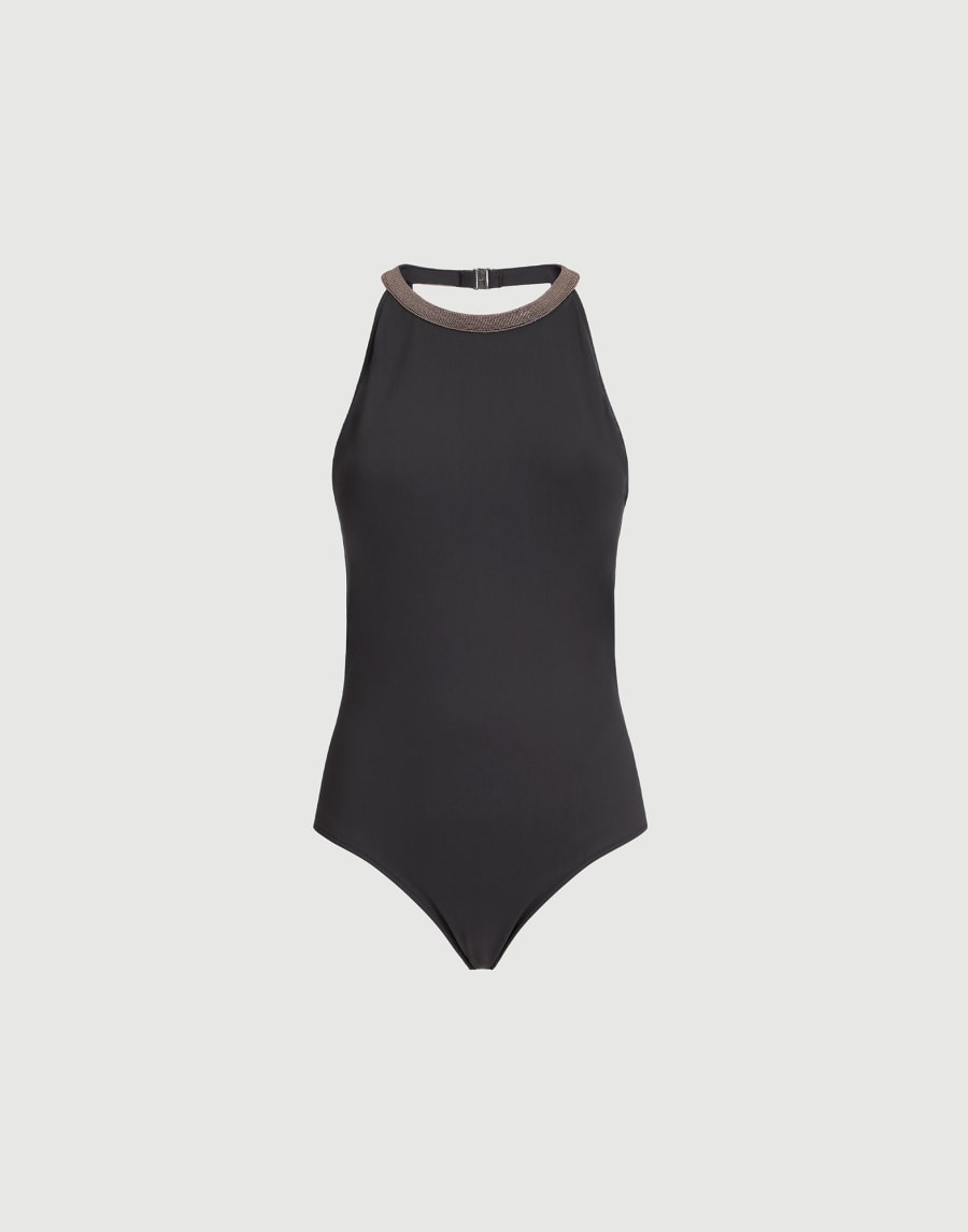 Bañador Gris Lignito Mujer - Brunello Cucinelli