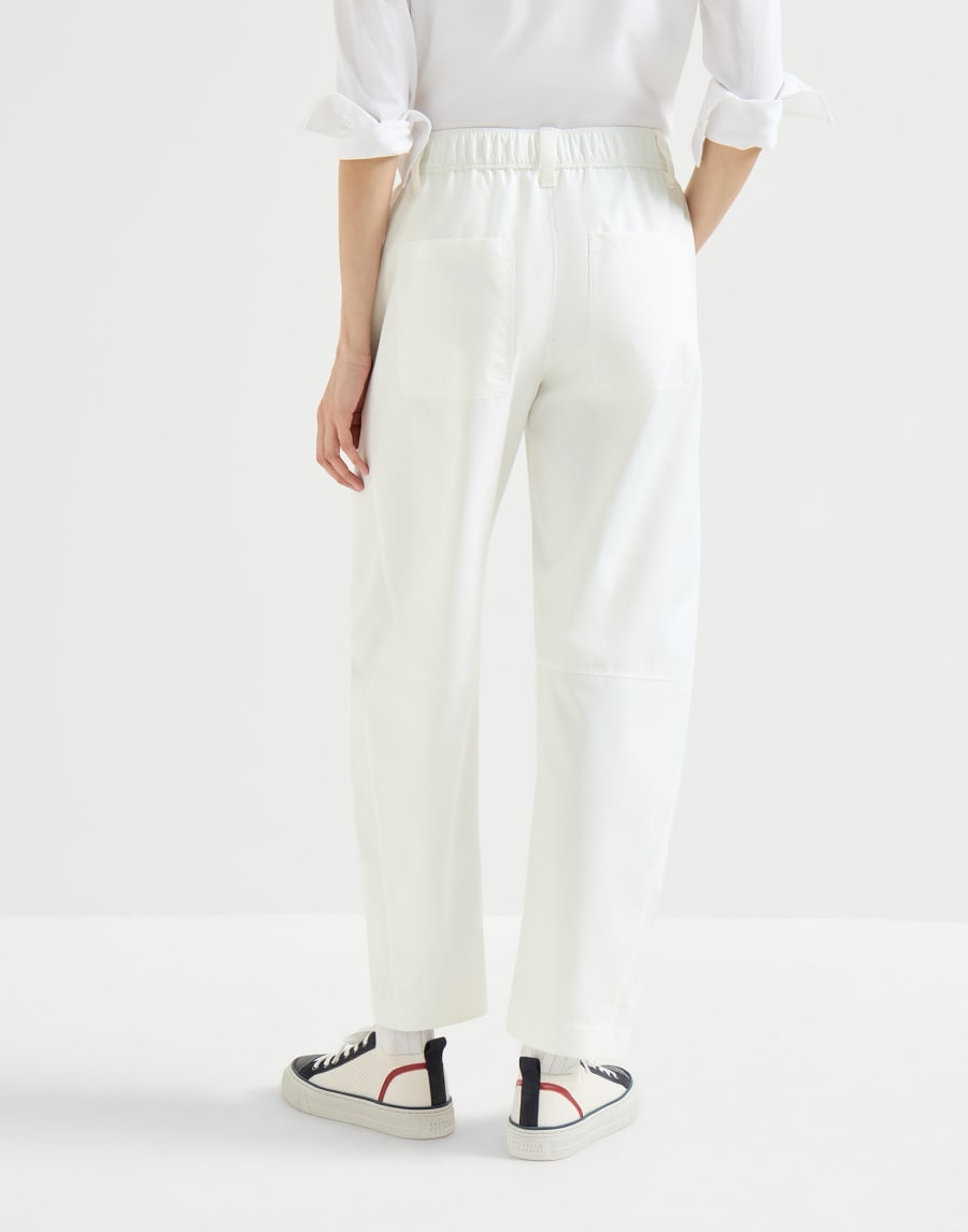 Ergonomic track trousers White Woman - Brunello Cucinelli