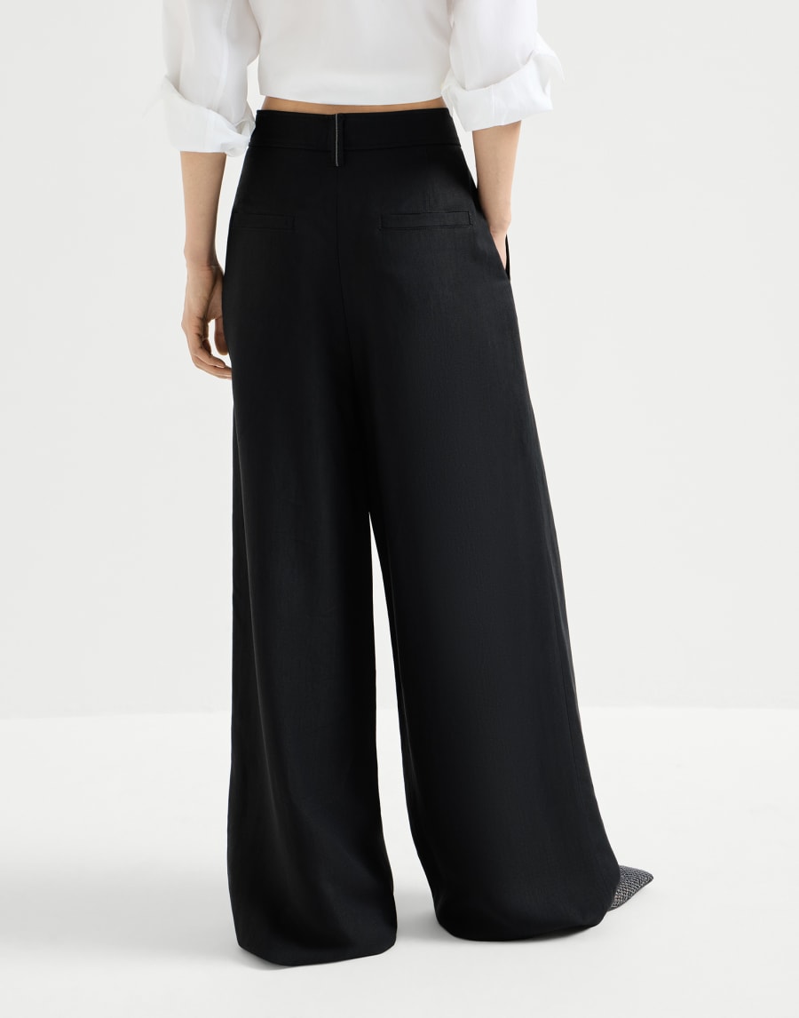 Sartorial wrap trousers Black Woman - Brunello Cucinelli