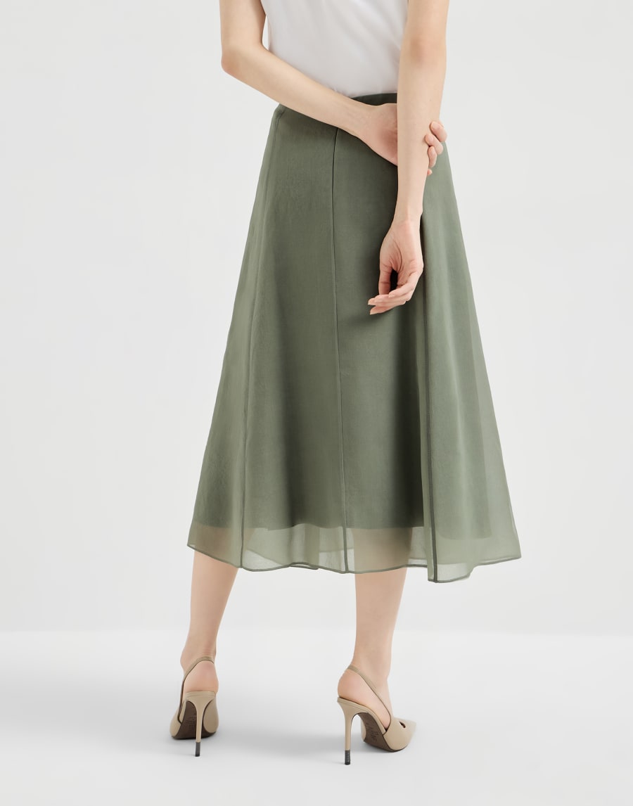 圆裙 绿色 女款 - Brunello Cucinelli
