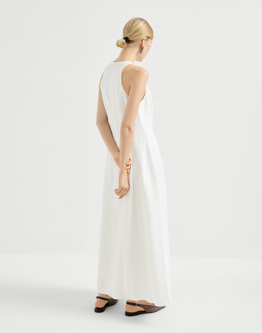 Vestido Fluid Blanco Mujer - Brunello Cucinelli