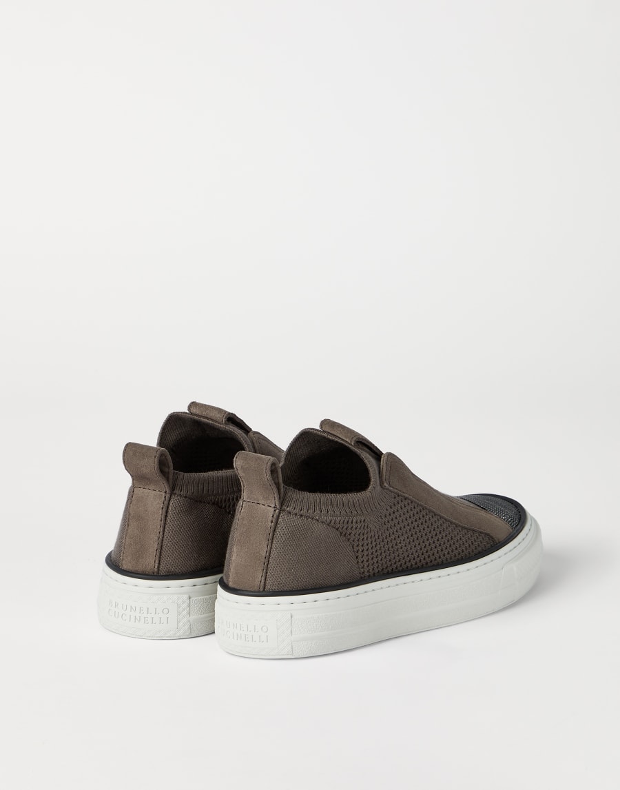 Sneakers slip-on Cacao Femme - Brunello Cucinelli