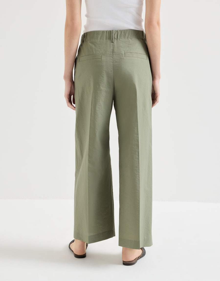 A-line trousers Green Woman - Brunello Cucinelli