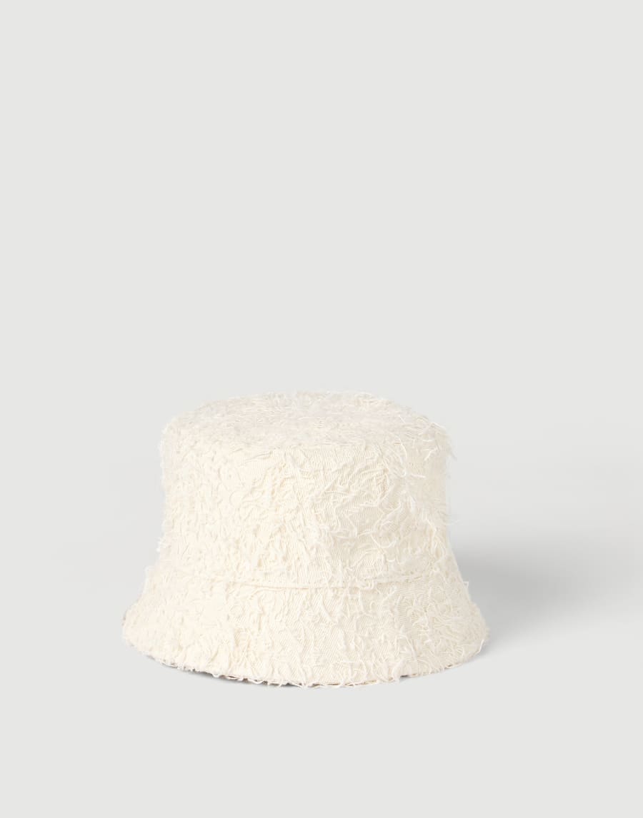 Gorro Bucket Crudo Mujer - Brunello Cucinelli