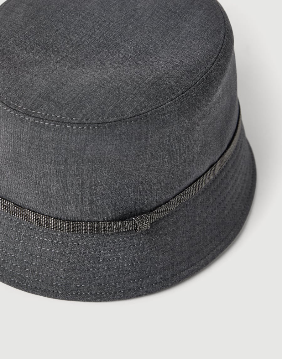 Bucket hat Dark Grey Woman - Brunello Cucinelli