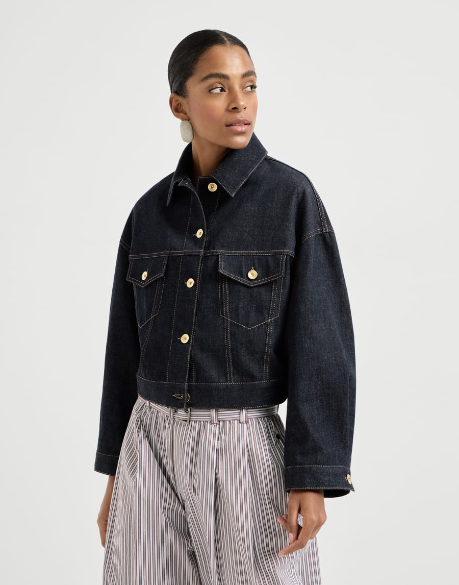 Denim jacket Denim Woman - Brunello Cucinelli