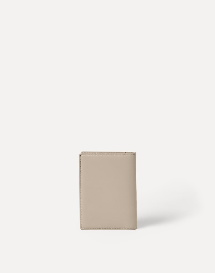 Calfskin passport holder Buff Woman - Brunello Cucinelli