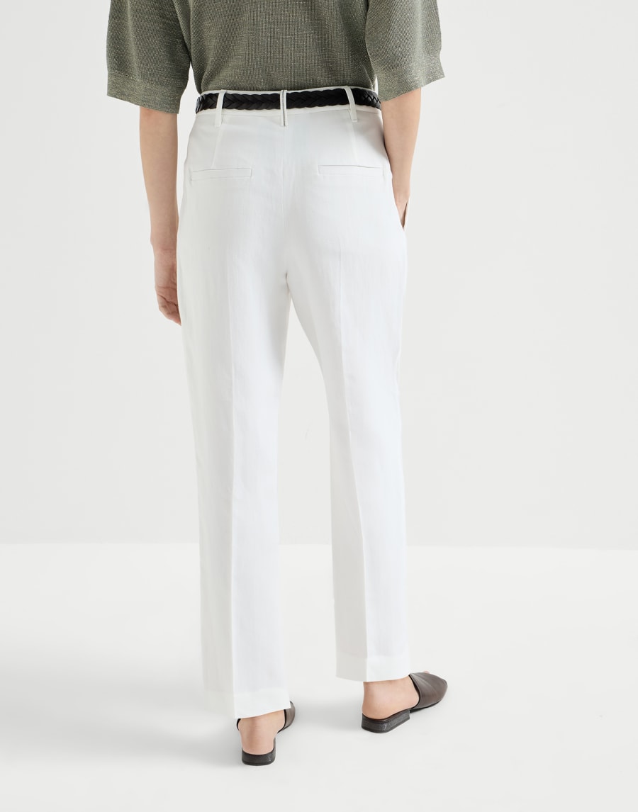 Брюки Slouchy Белый Женщина - Brunello Cucinelli