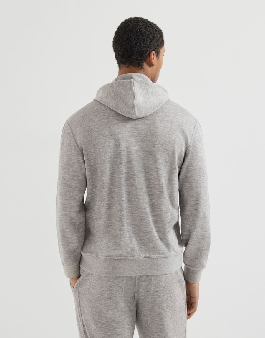 French terry sweatshirt Grey Man - Brunello Cucinelli