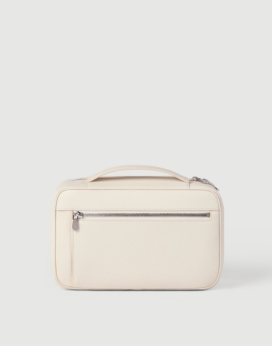 Trousse de toilette en veau Neige Homme - Brunello Cucinelli