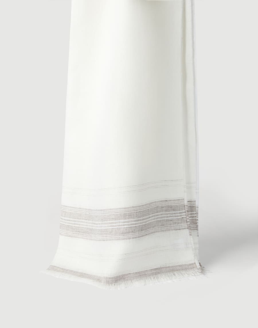 Linen scarf Panama Man - Brunello Cucinelli