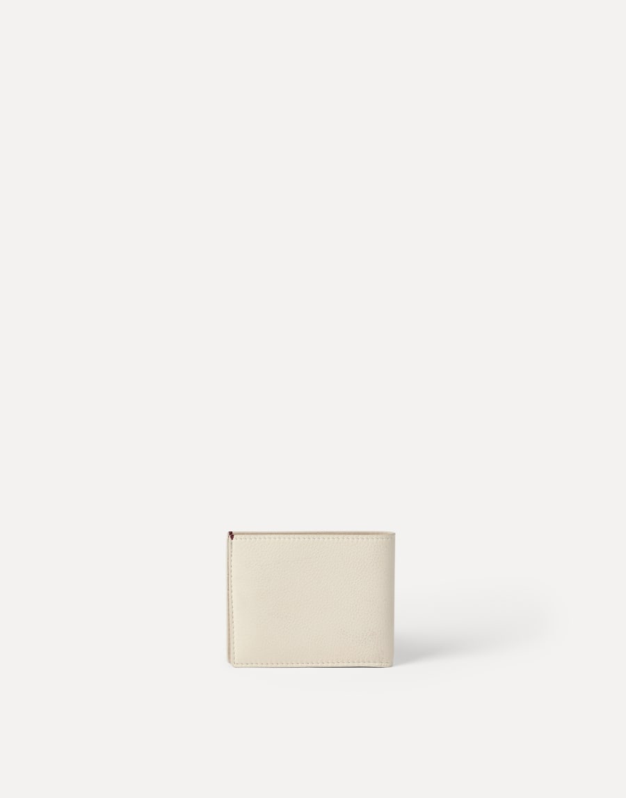 Calfskin wallet Chalk Man - Brunello Cucinelli
