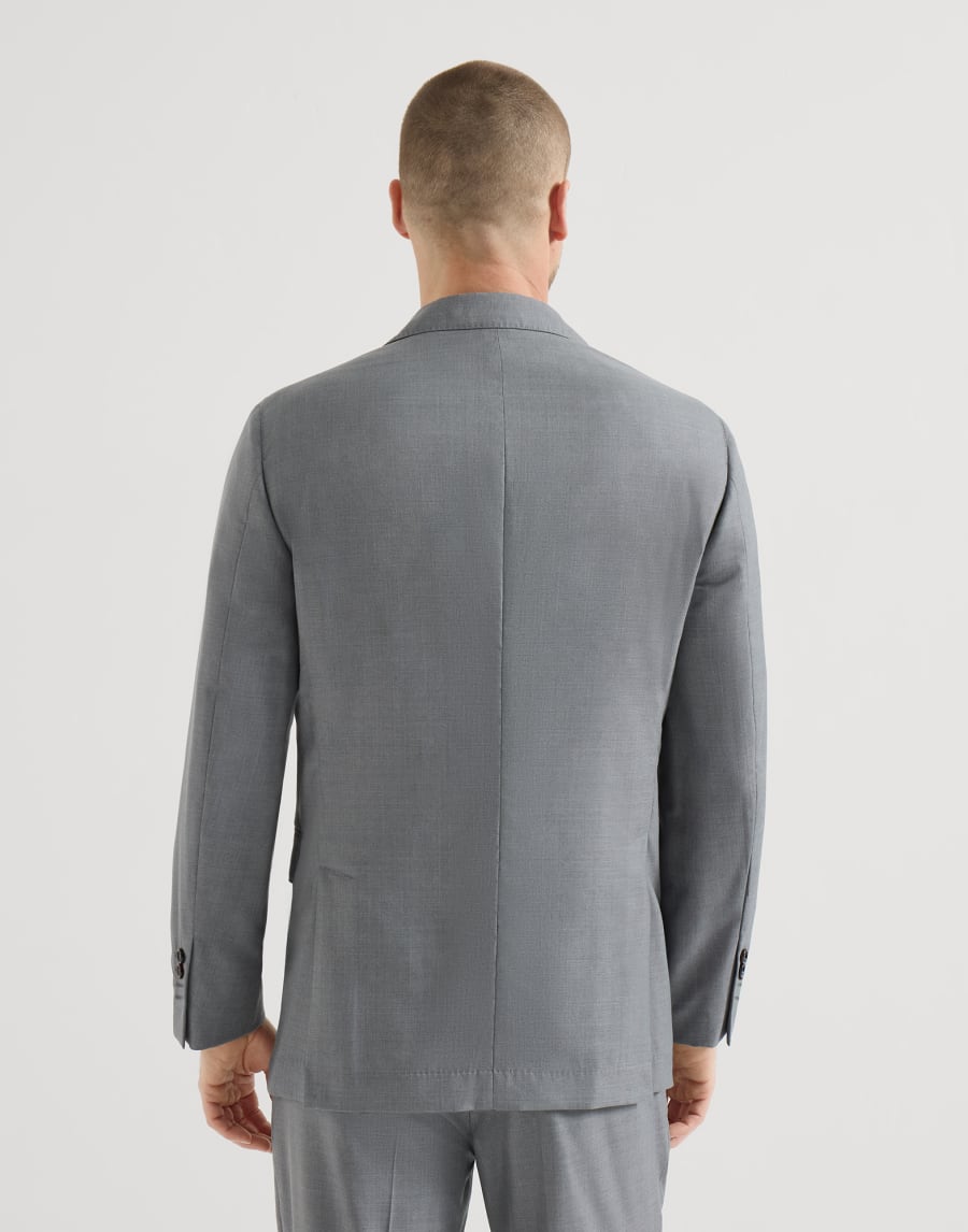 Hopsack blazer Grey Man - Brunello Cucinelli