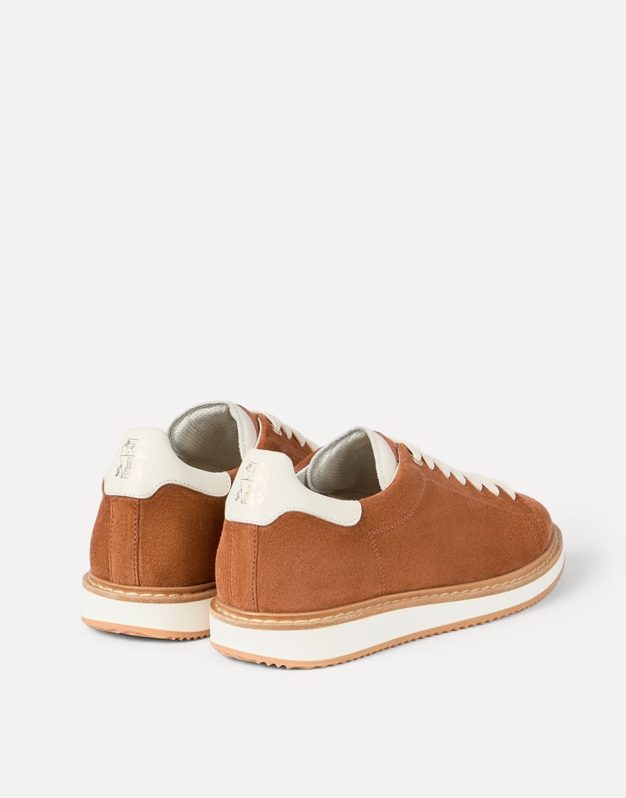 Suede sneakers Rust Man - Brunello Cucinelli