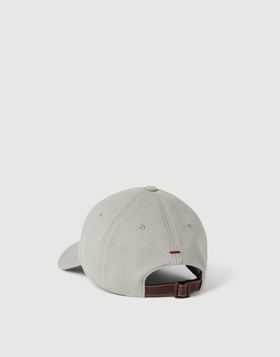 Baseball cap with logo Khaki Man - Brunello Cucinelli
