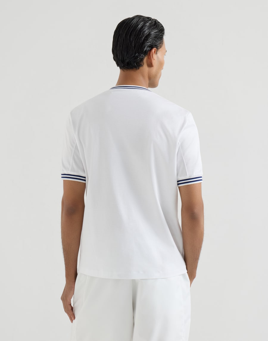 T-shirt in jersey Bianco Uomo - Brunello Cucinelli