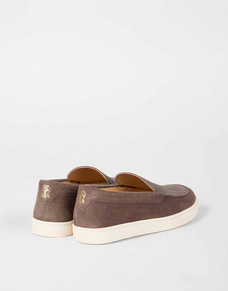 Suede loafers Brown Man - Brunello Cucinelli