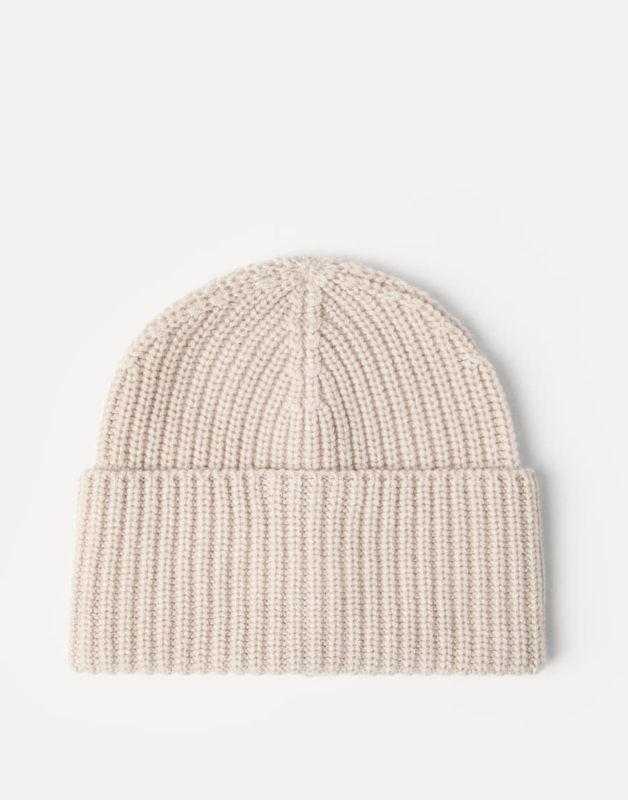 캐시미어 립 니트 비니 캐멀 남성 - Brunello Cucinelli