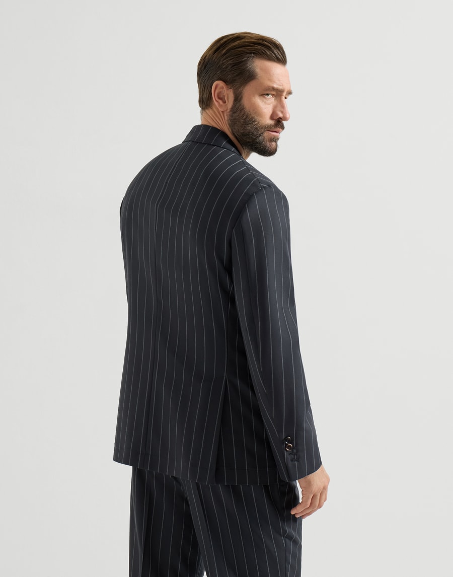Virgin wool blazer Black Man - Brunello Cucinelli