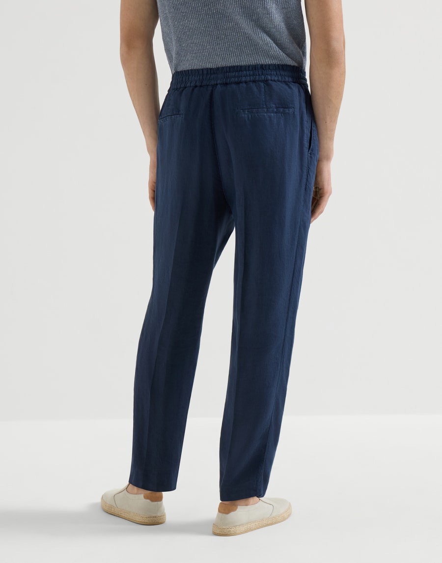Trousers with drawstring Blue Man - Brunello Cucinelli