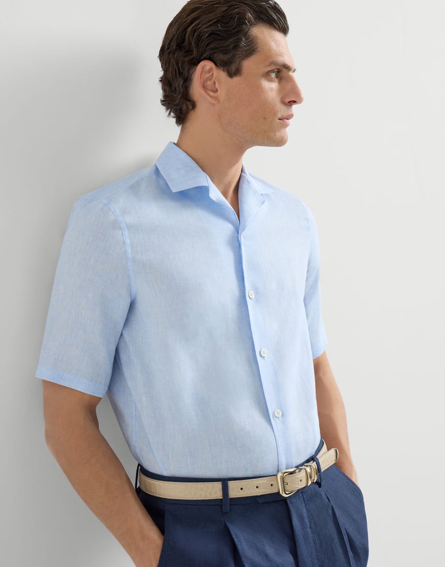 Short sleeve shirt Azure Man - Brunello Cucinelli