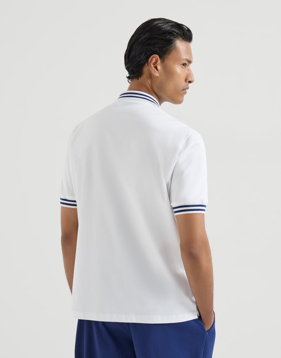 Jersey polo shirt Panama Man - Brunello Cucinelli