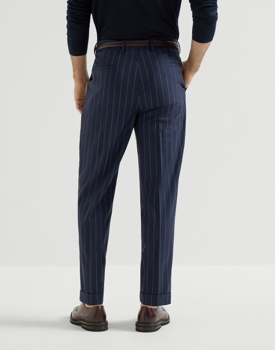 Virgin wool trousers Blue Man - Brunello Cucinelli