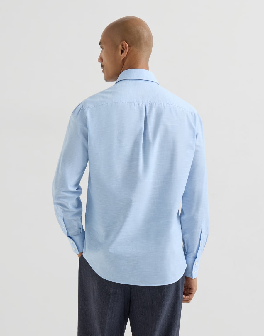 Oxford shirt Azure Man - Brunello Cucinelli