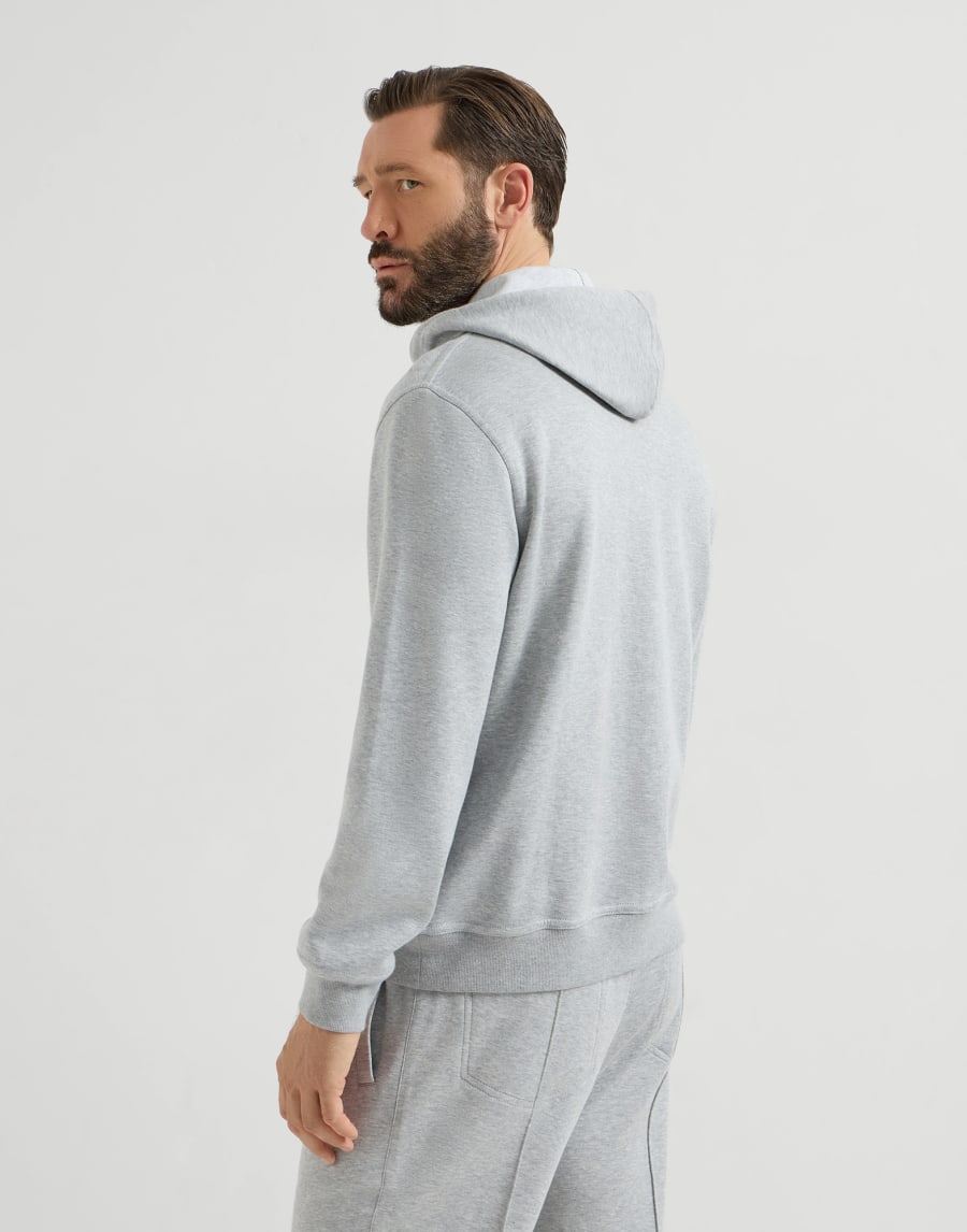 ダブルフェルパ スウェットシャツ グレー メンズ - Brunello Cucinelli
