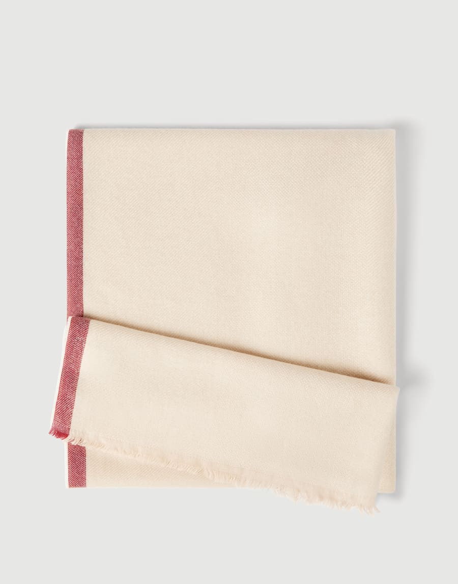 Cashmere scarf Sand Man - Brunello Cucinelli