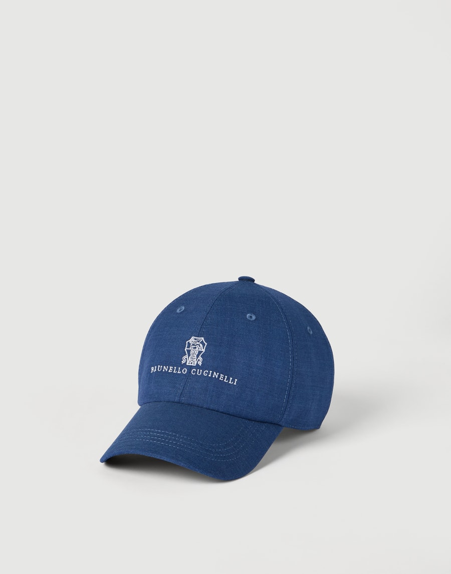 Fresco baseball cap Royale Blue Man - Brunello Cucinelli