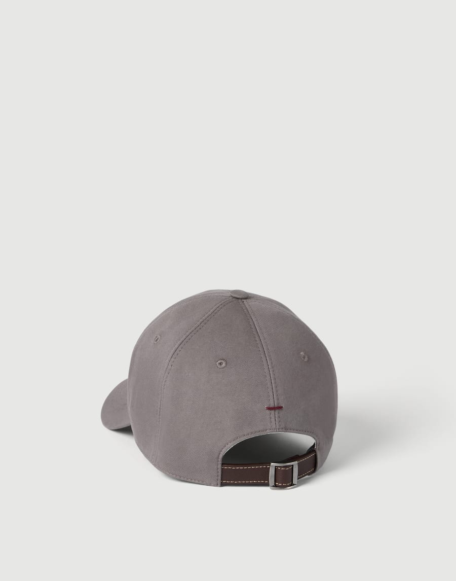Baseball cap with logo Brown Man - Brunello Cucinelli