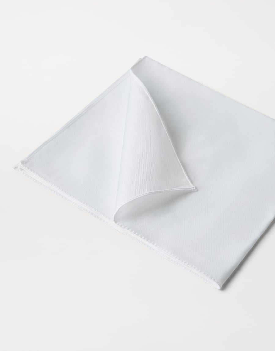 Tuxedo pocket square White Man - Brunello Cucinelli