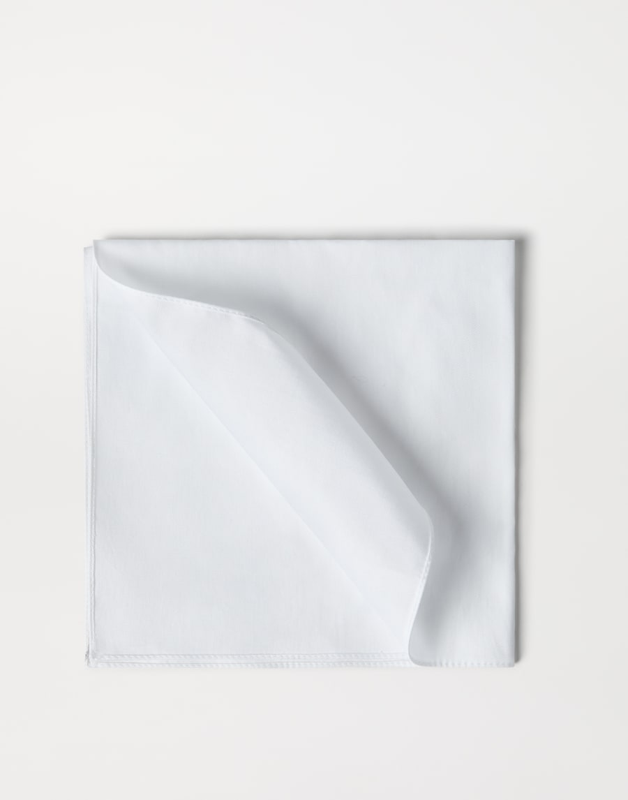 Tuxedo pocket square White Man - Brunello Cucinelli