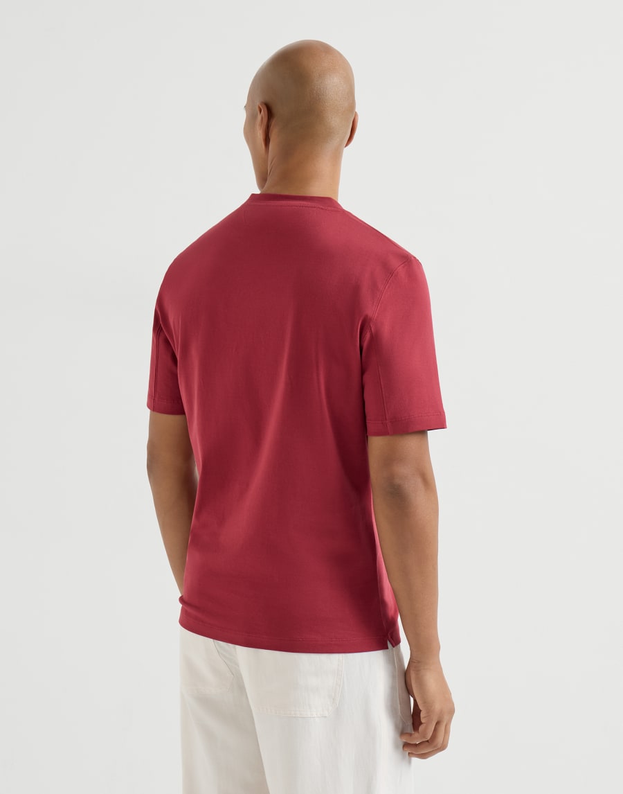 Camiseta de jersey con logotipo Cereza Hombre - Brunello Cucinelli