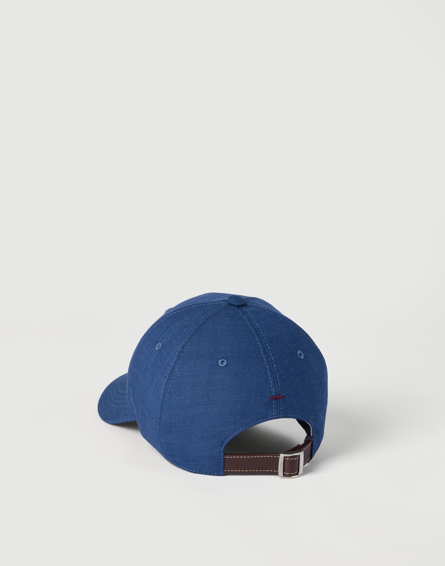Fresco baseball cap Royale Blue Man - Brunello Cucinelli