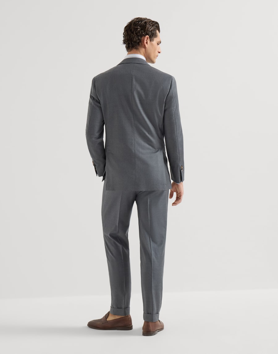 Virgin wool suit Medium Grey Man - Brunello Cucinelli