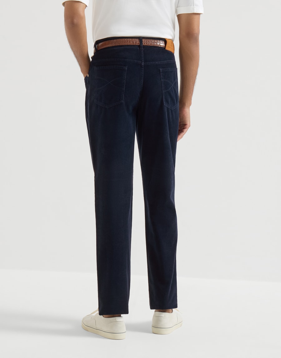 Five-Pocket-Hose Dunkles Jeansblau Herren - Brunello Cucinelli