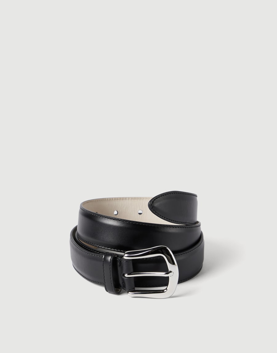 Calfskin belt Black Man - Brunello Cucinelli