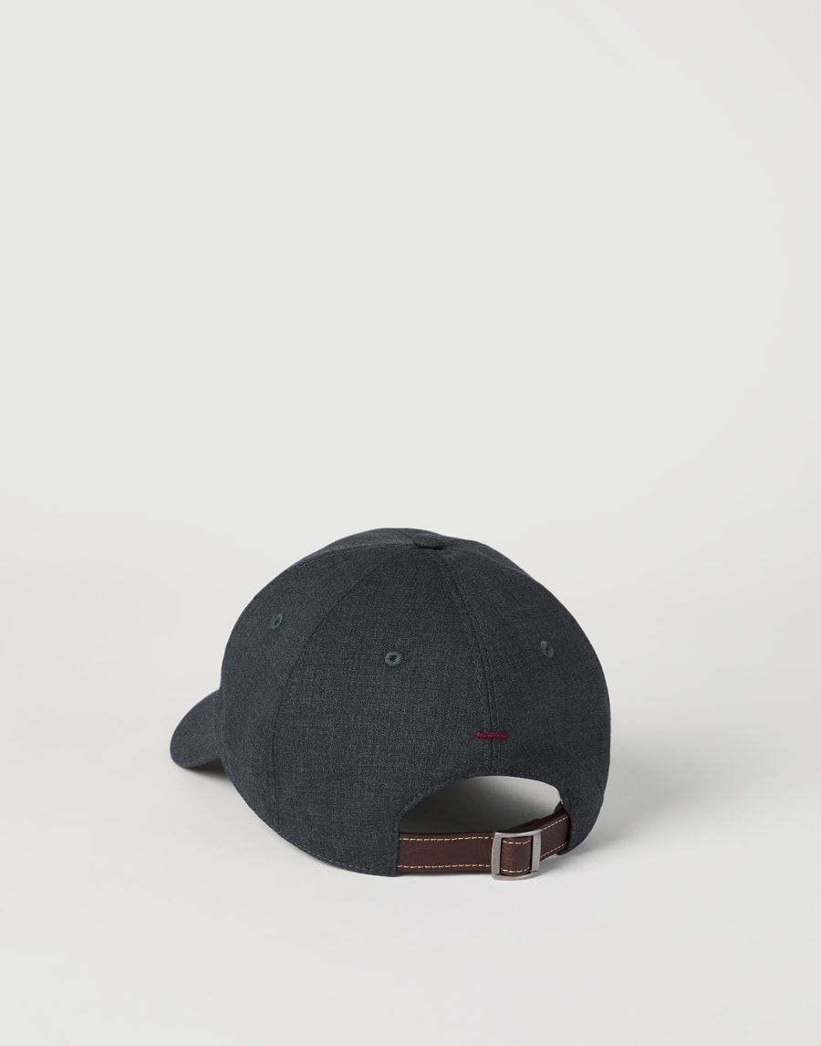 Fresco baseball cap Anthracite Man - Brunello Cucinelli