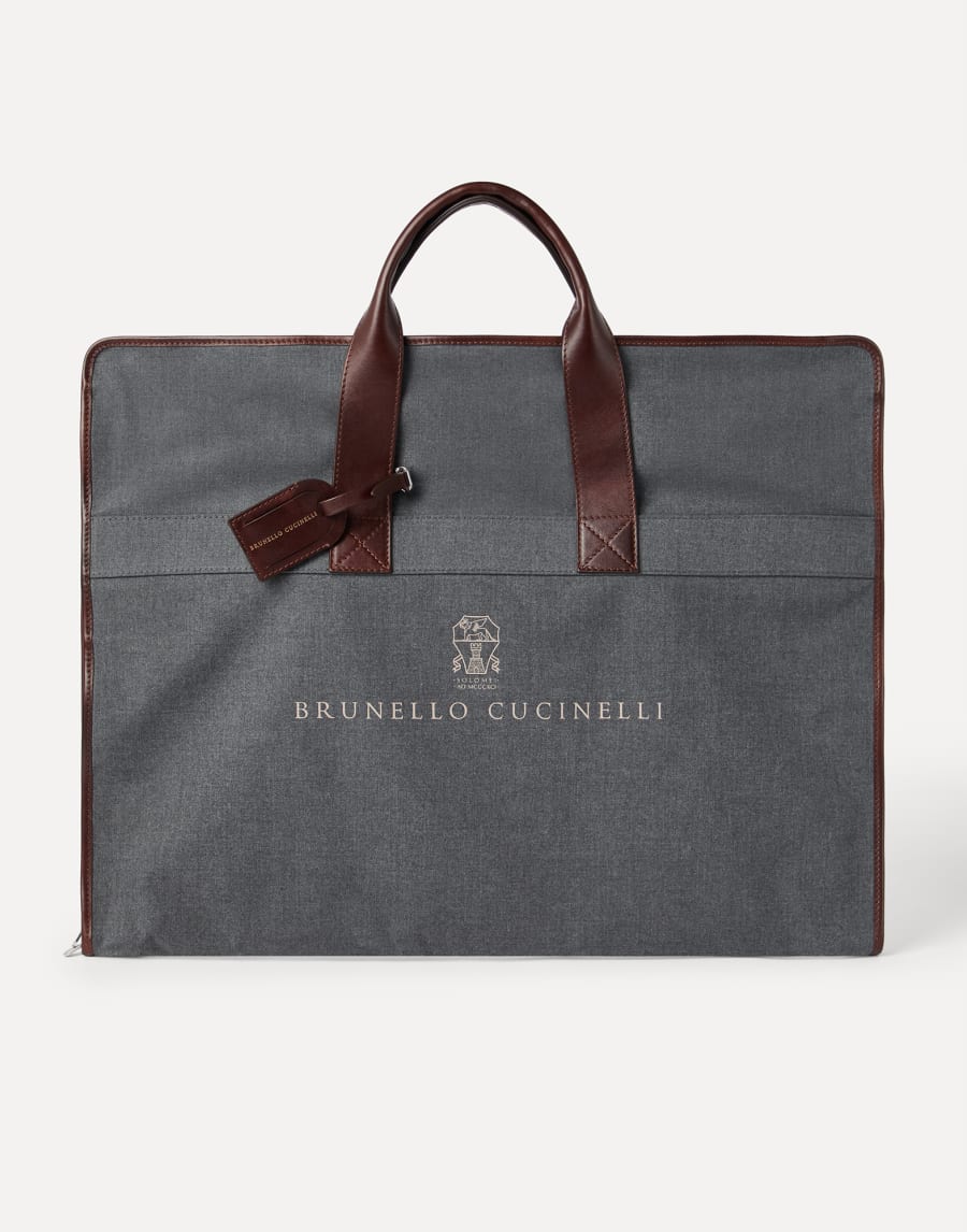 Портплед из телячьей кожи Антрацит Мужчина - Brunello Cucinelli