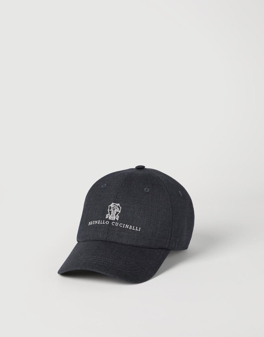 Fresco baseball cap Anthracite Man - Brunello Cucinelli