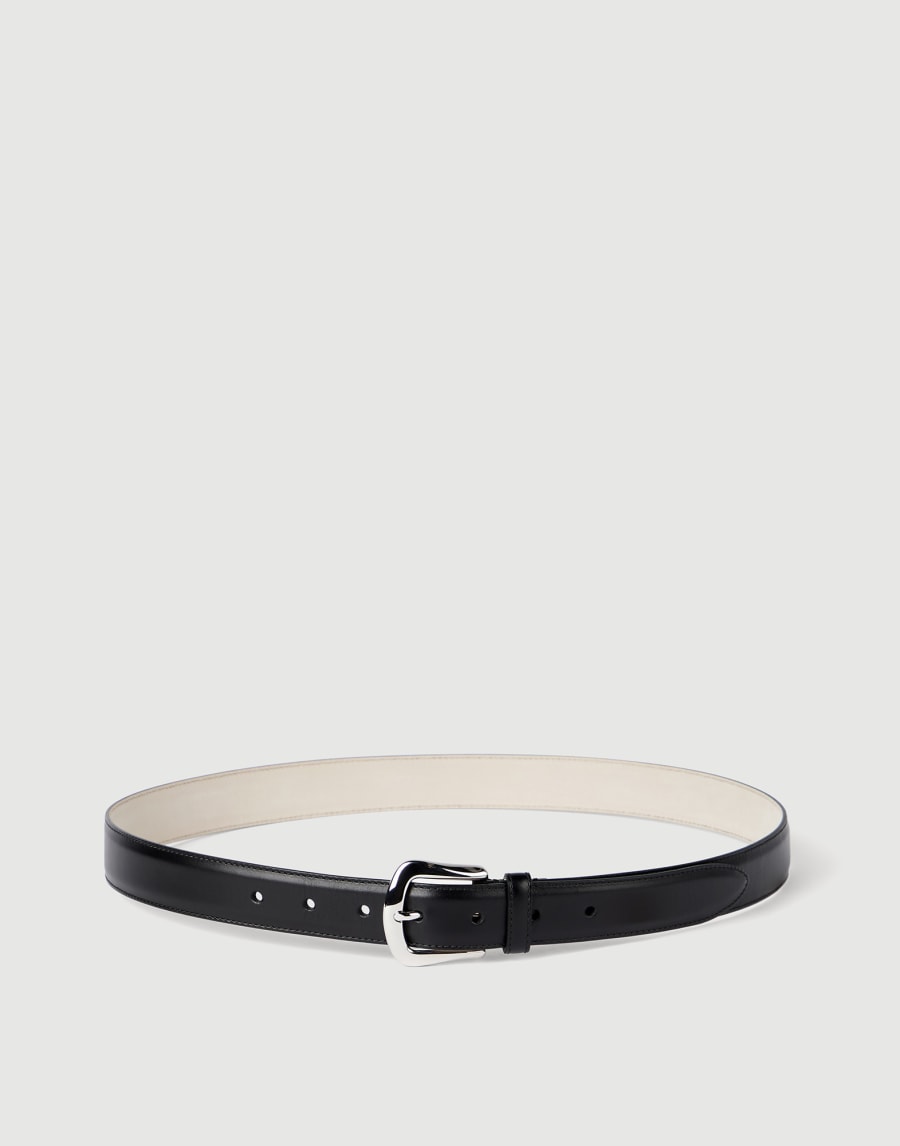 Calfskin belt Black Man - Brunello Cucinelli