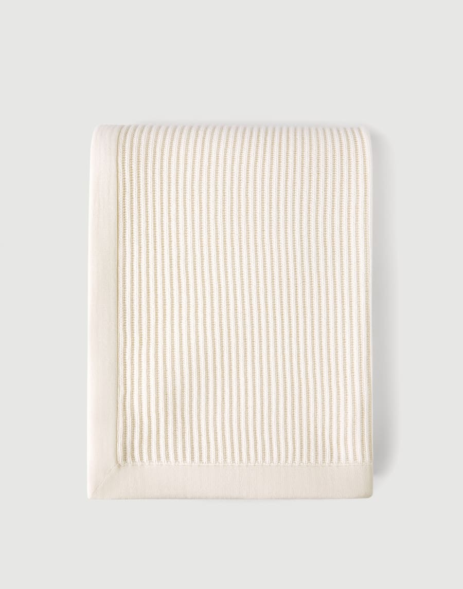Knit blanket White Lifestyle - Brunello Cucinelli